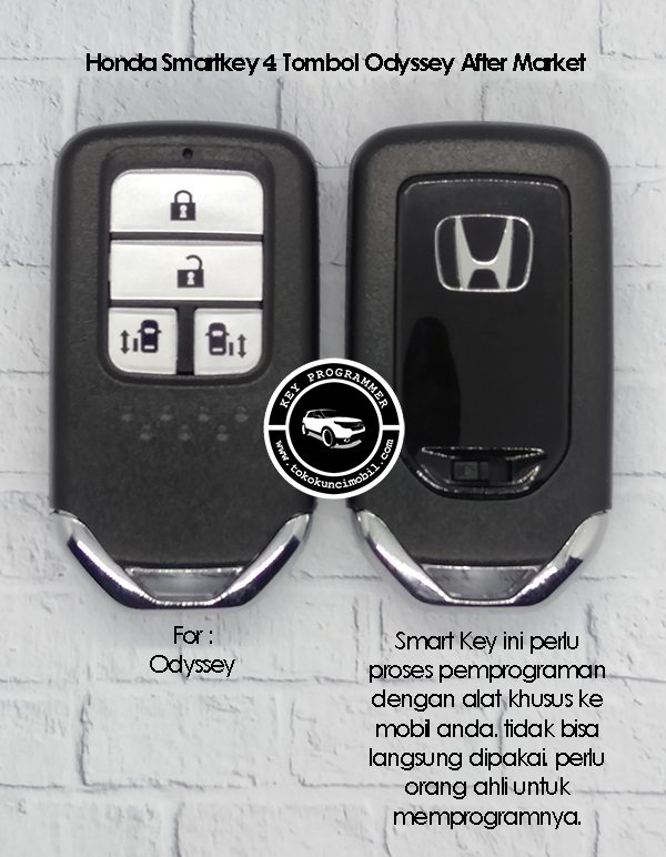 Honda Smart Key 4 Tombol Odyssey After Market