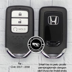 Smart key HONDA 3 Tombol Civic 2017 - 2018