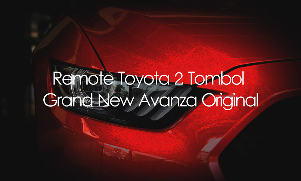 Remote Toyota 2 Tombol Grand New Avanza Original