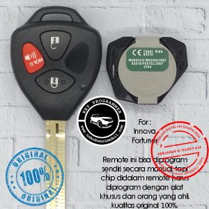 Remote Toyota 3 Tombol Innova Fortuner